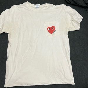 Men heart t shirt